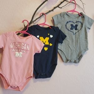 Michigan Wolverines Onsies